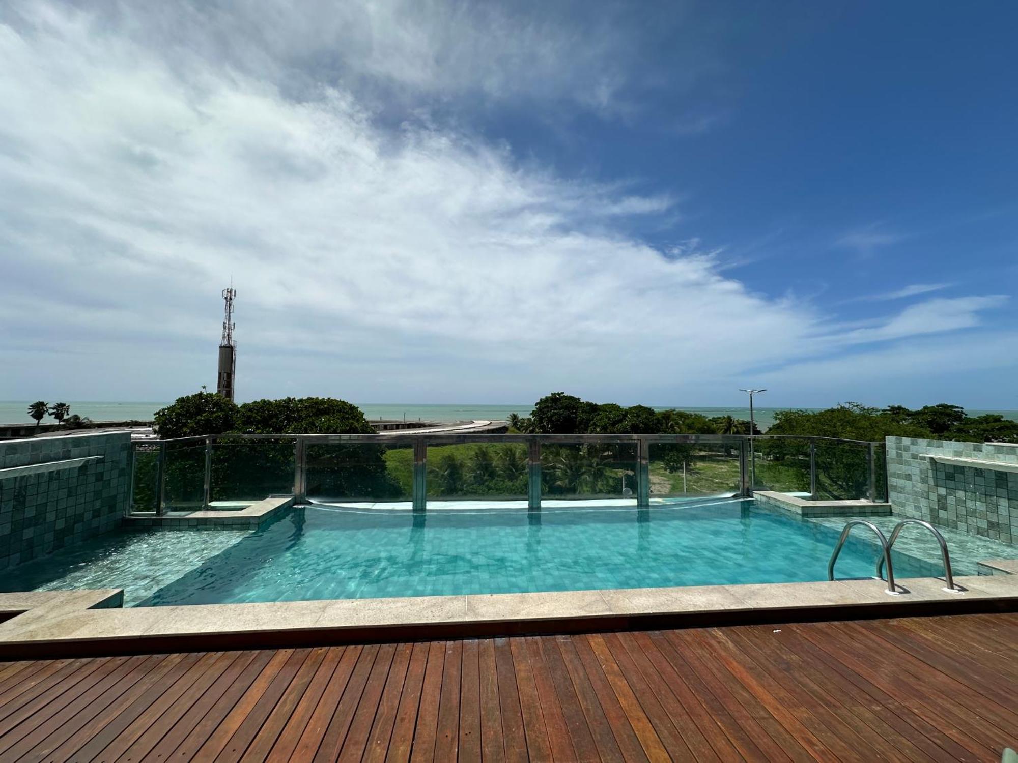 Lindo Flat Na Beira Mar De Tambau Apartamento *